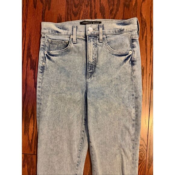 Veronica Beard Ryleigh Slim Straight High Rise Size 27 - Picture 3 of 5